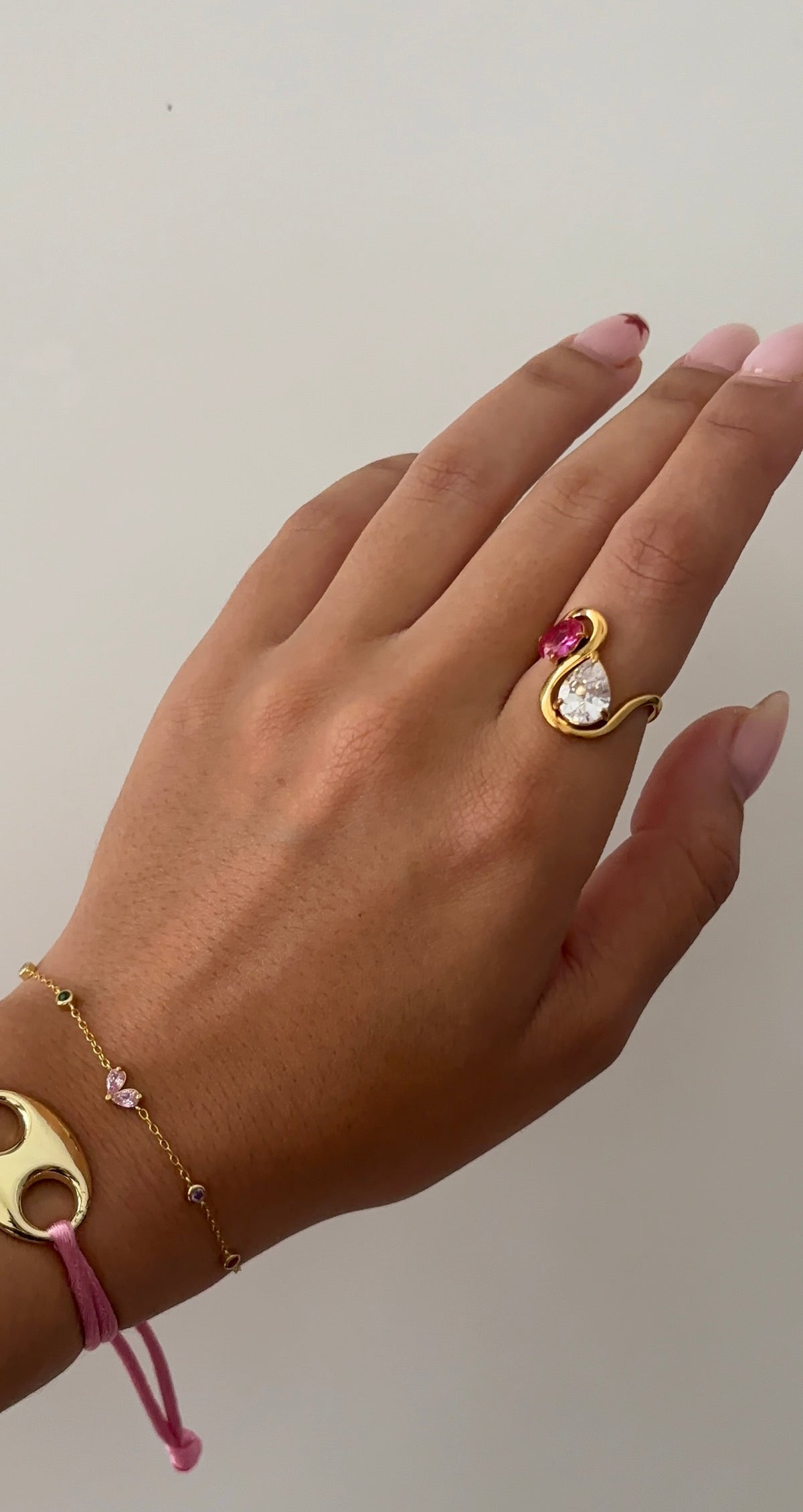 Duo zirconia ring