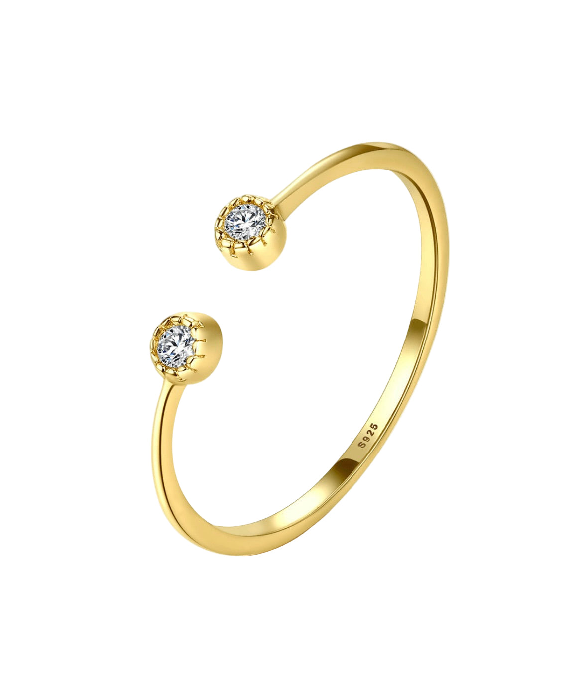 Dainty cz ring