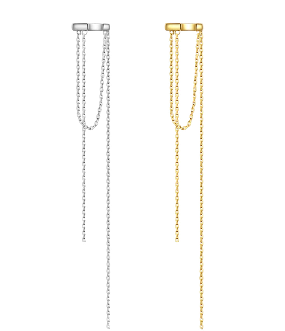 Tassel ear cuff