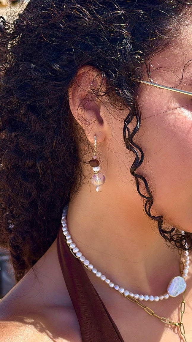 Aqua Earrings