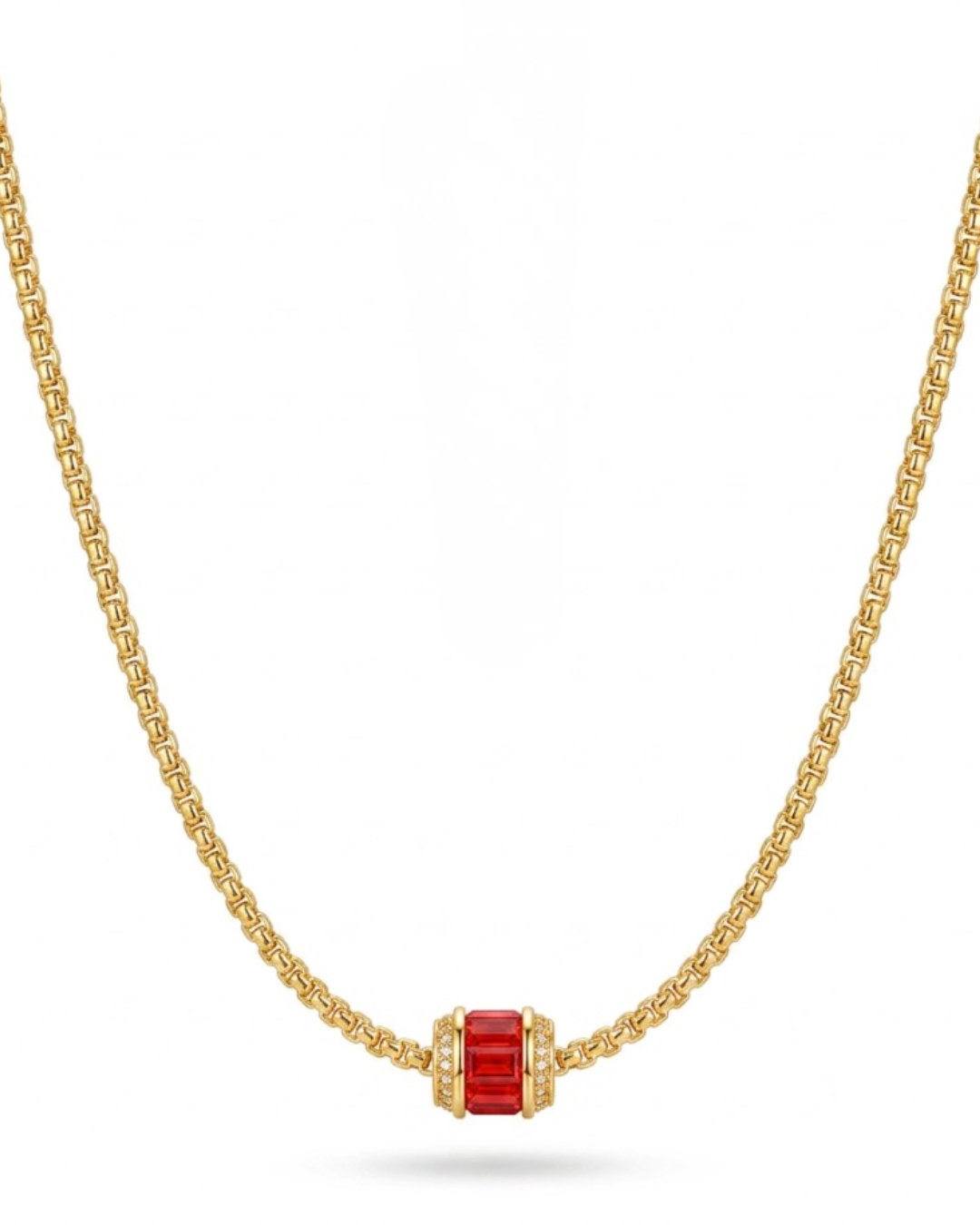 Scarlet zirconia
