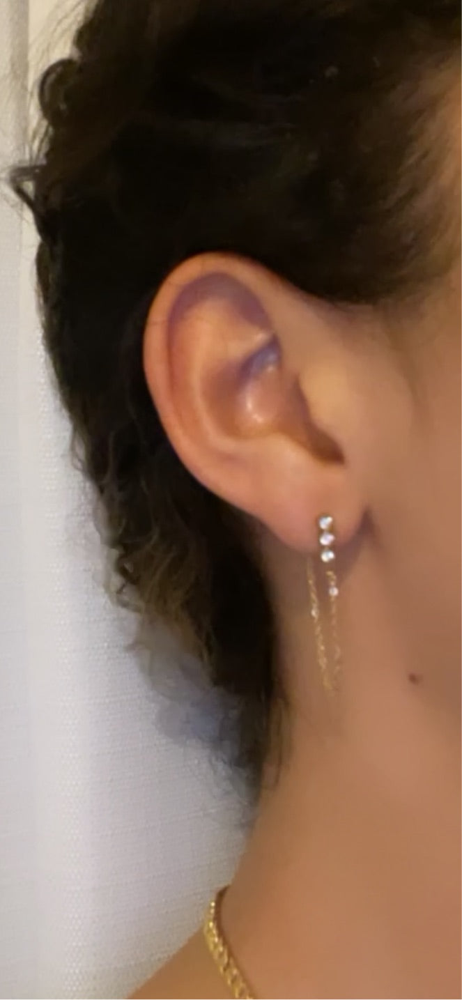 Asymmetrical earrings