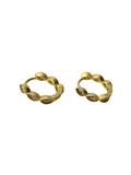 Clear Huggie hoops