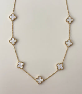 White clover necklace