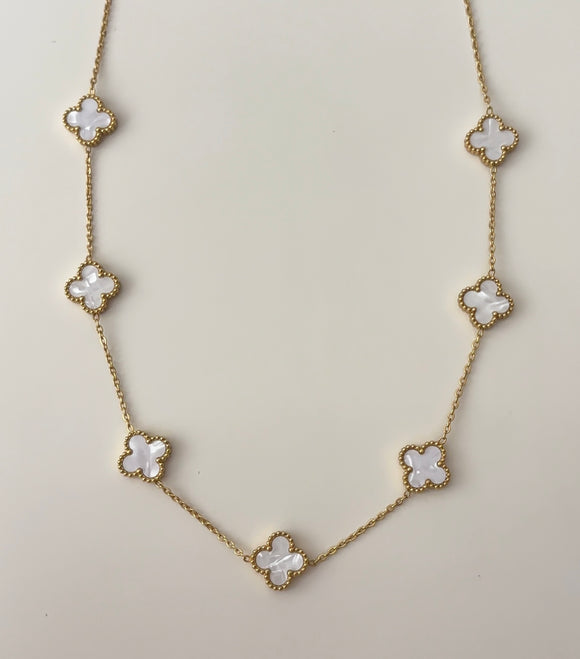 White clover necklace