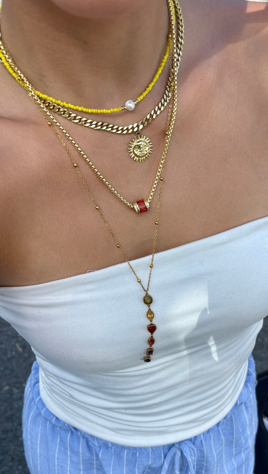 Scarlet zirconia