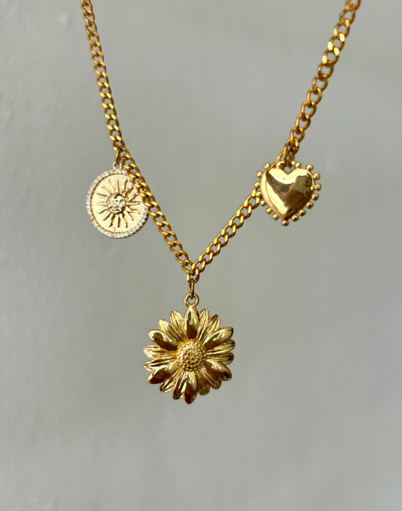 Sunny heart bloom