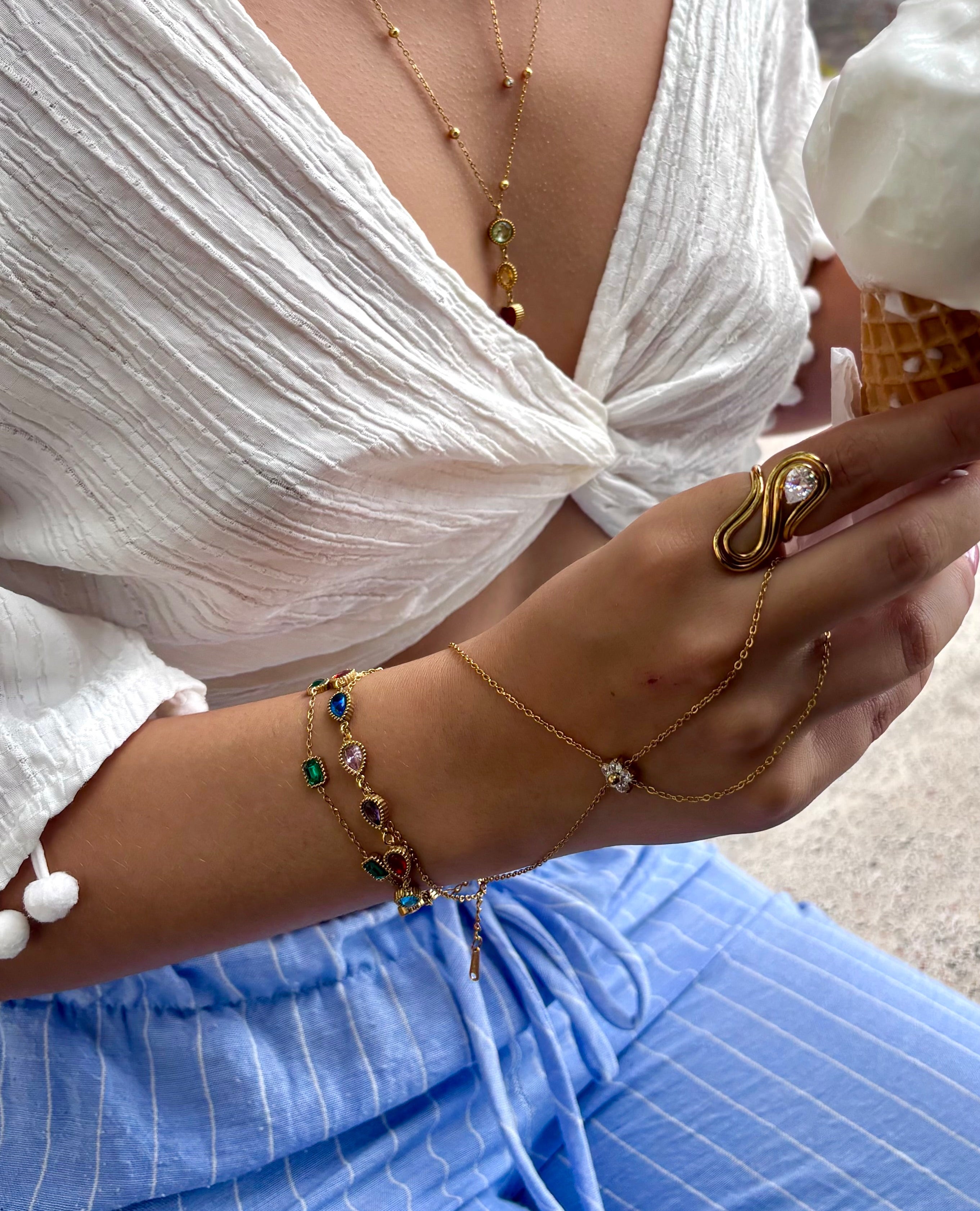 Gem Drop Bracelet