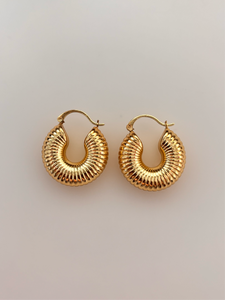 Caracol hoops