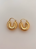 Caracol hoops