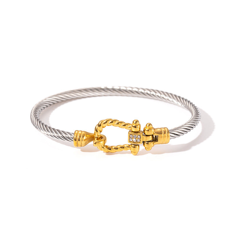 Brazalete de cuerda trenzada