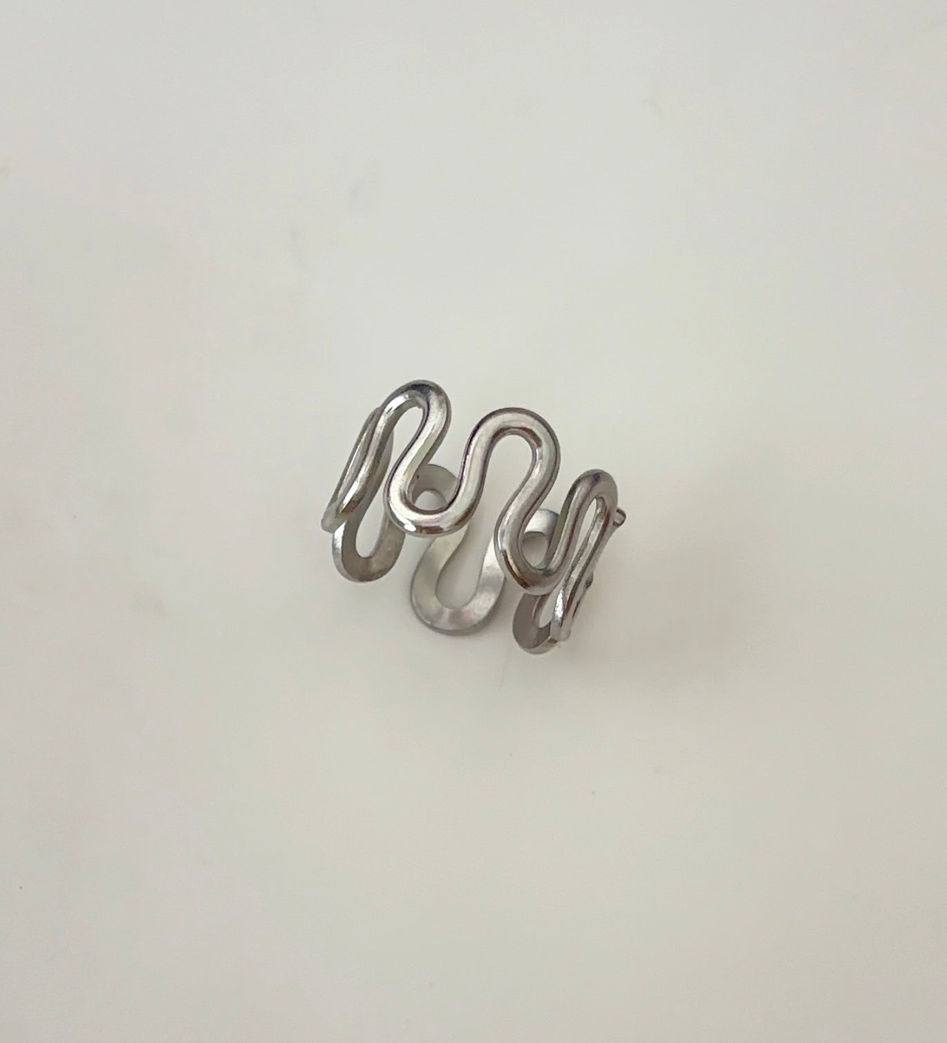 Anillo de Plata Ondulado