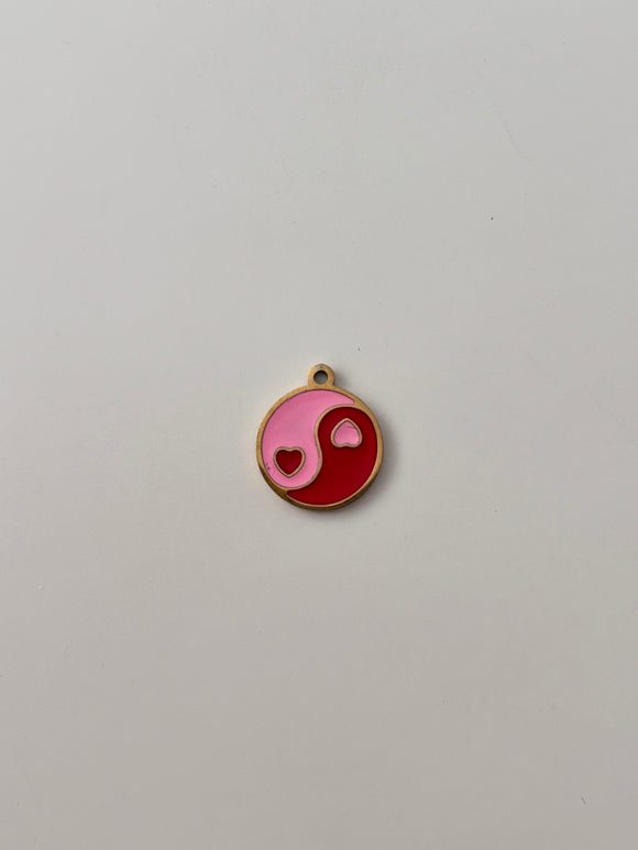 Pink red Yin-yang