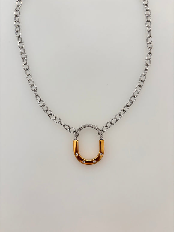 Padlock necklace