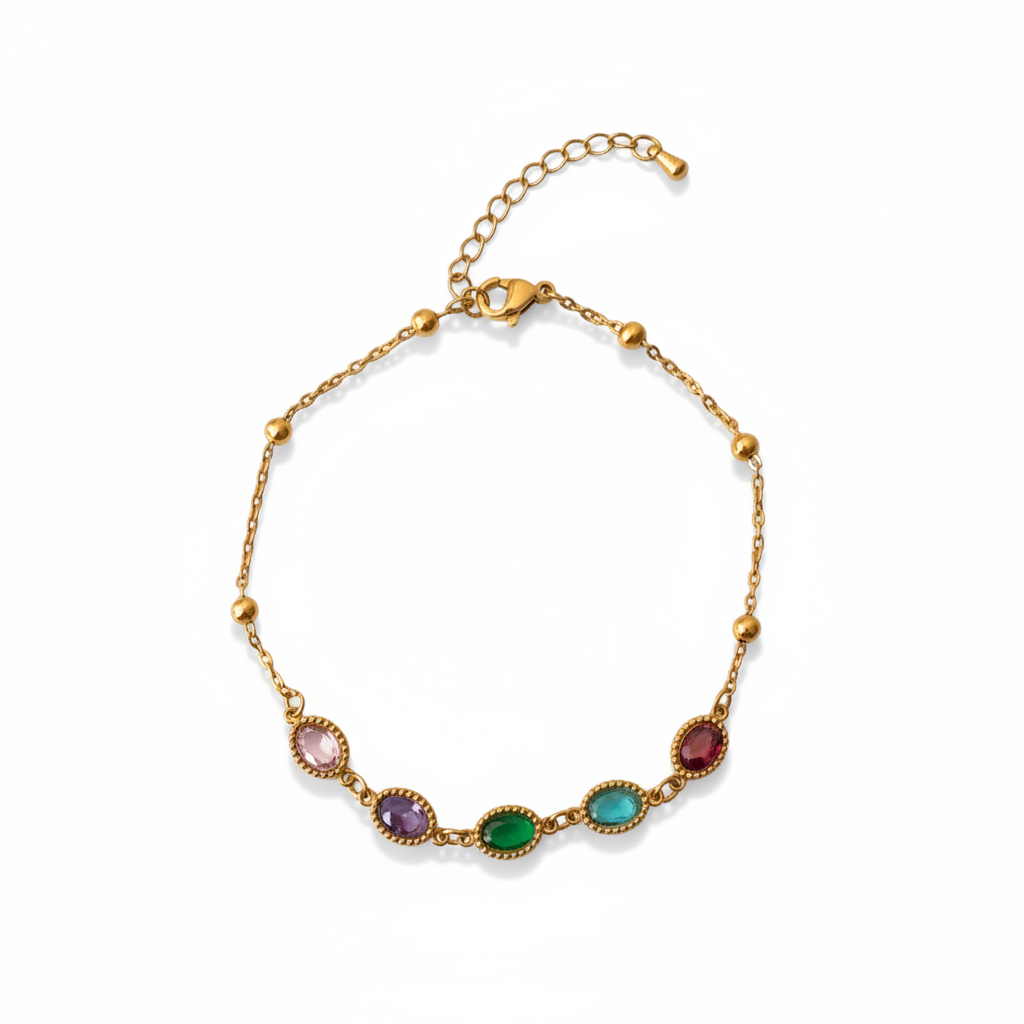 Gem Drop Anklet