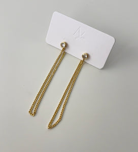 Aura chain earrings