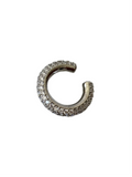 Shiny silver ear cuff