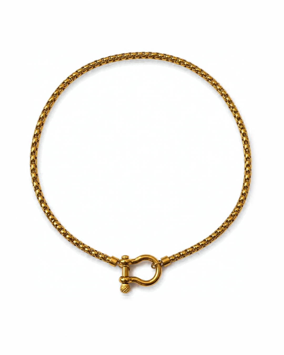 Alba Closure Necklace - gold