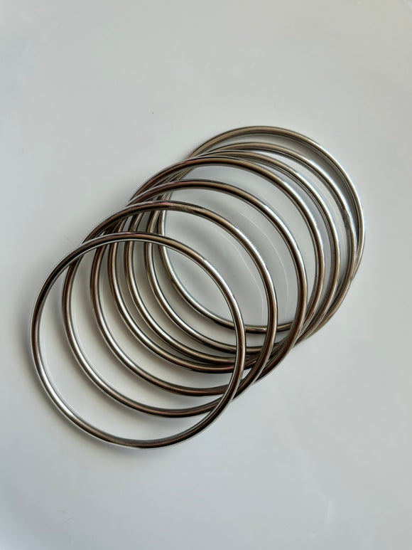 Silver bangles