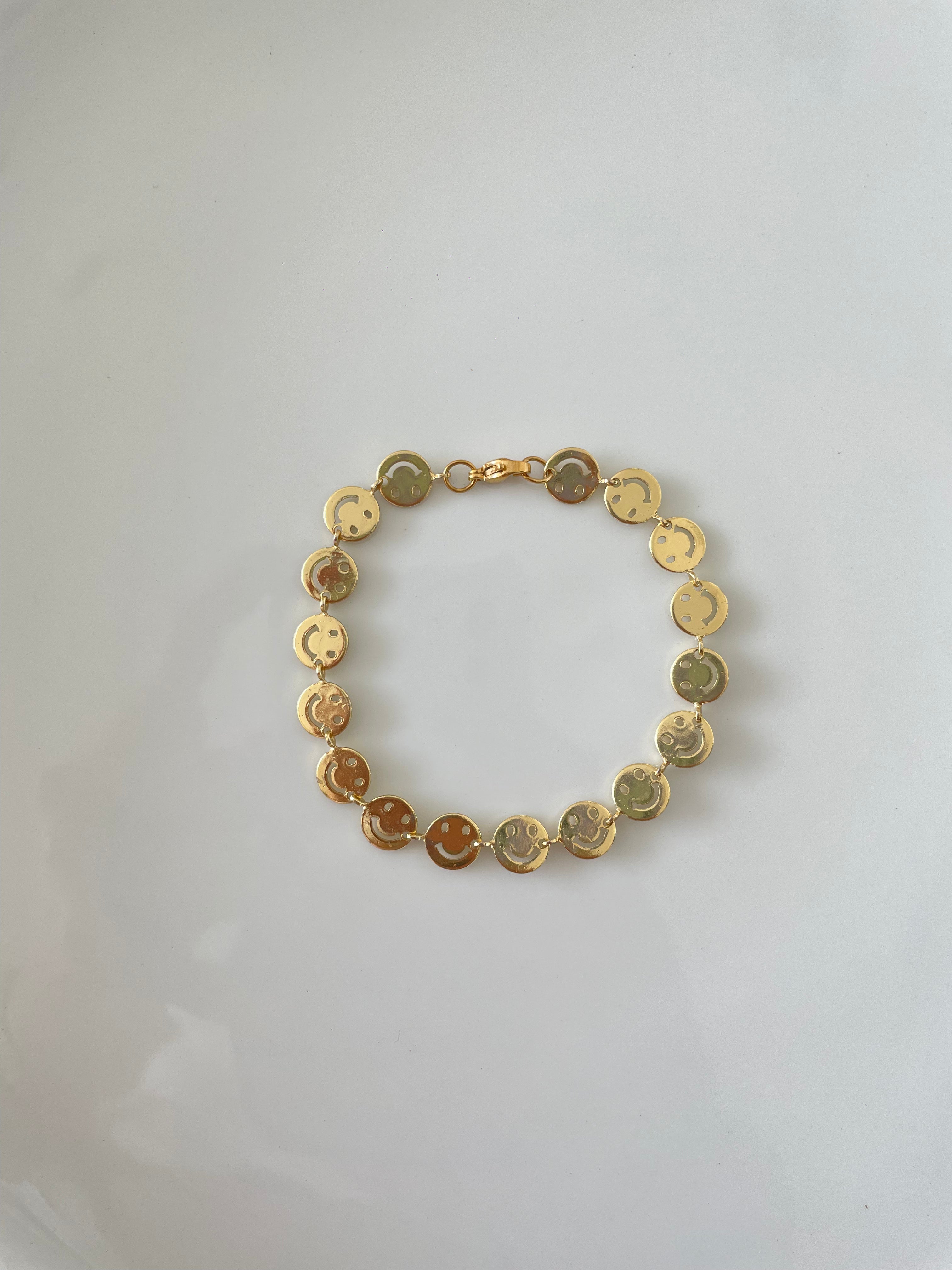 Happy face bracelet