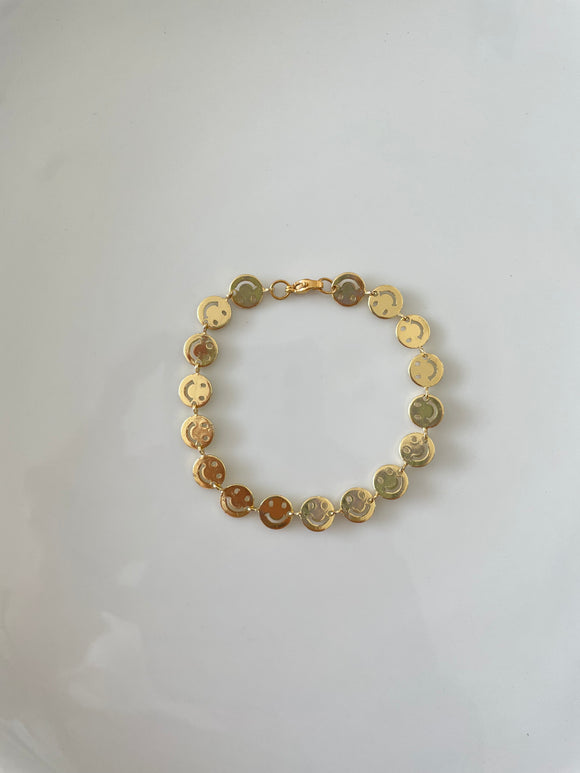 Happy face bracelet