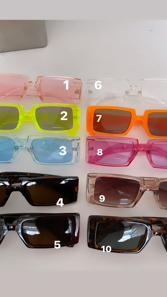 Colorful sunglasses