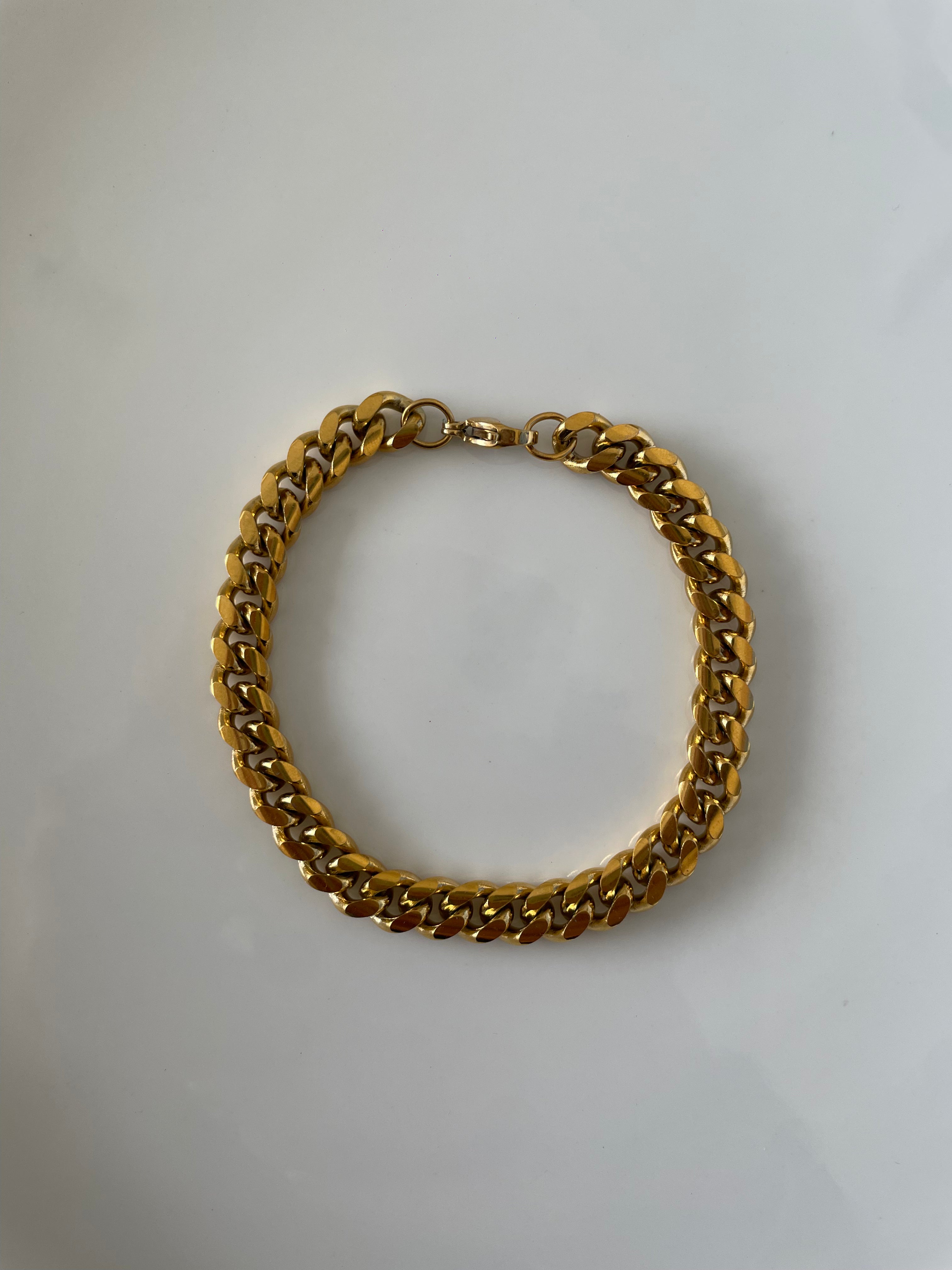 Unisex chunky Cuban chain